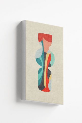 Contemporary vase abstract no. 1 canvas