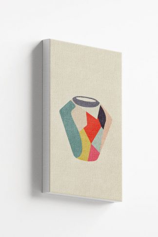 Contemporary vase abstract no. 2 canvas