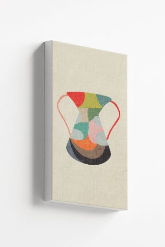 Contemporary vase abstract no. 3 canvas