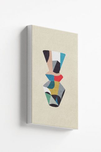 Contemporary vase abstract no. 4 canvas