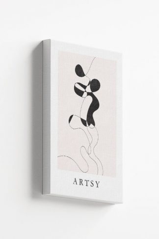 Artsy Abstract no. 1 canvas
