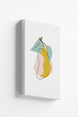 Abstract Pear canvas