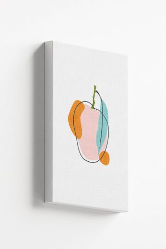 Abstract Mango canvas