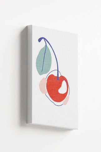 Abstract Cherry canvas