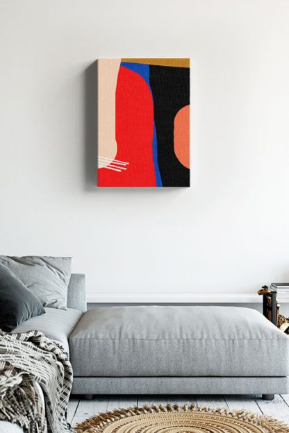 Modern Contemporary Abstract No. 2 Canvas in interior