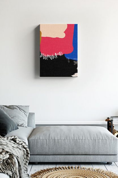 Modern Contemporary Abstract No. 5 Canvas in interior