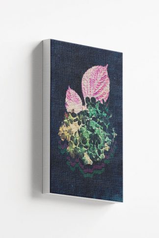 Floral Retro Lilac Canvas