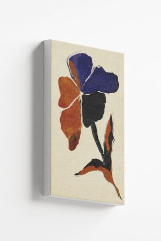Abstract Smudge Flower Canvas