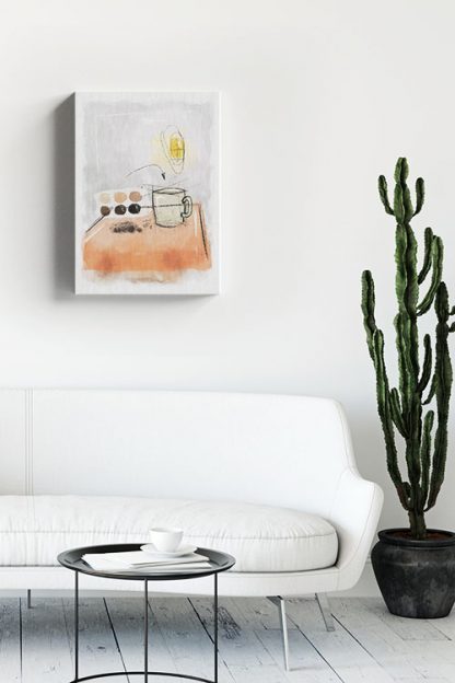 Coffee Palette Canvas in interior