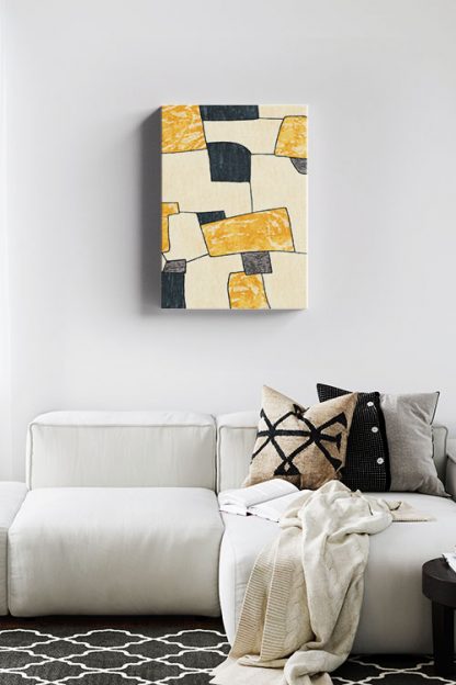 Marble Wall No. 2 Canvas in interior