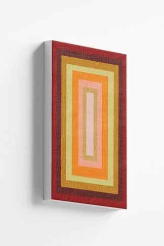 Multi-colored rectangles no1 canvas