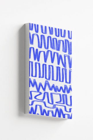 Blue Lines canvas