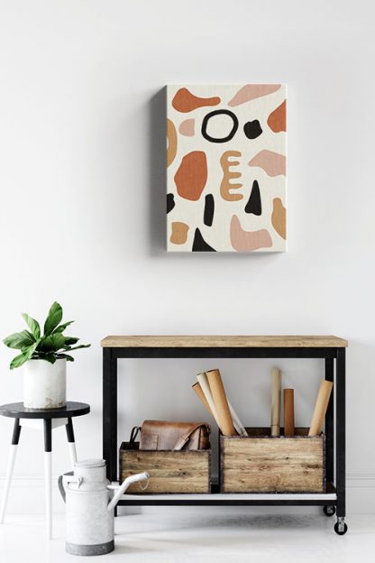 Assorted Shape Abstract canvas in Interior