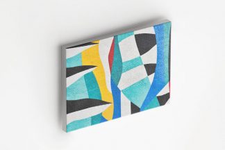 Blue tone modern abstract Canvas
