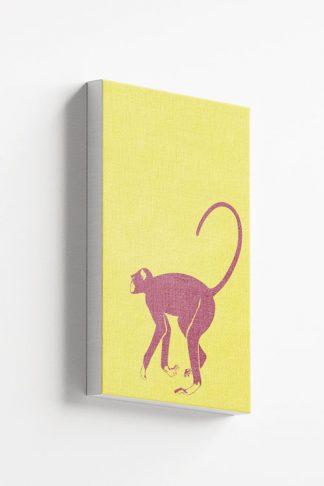 Monkey stencil canvas