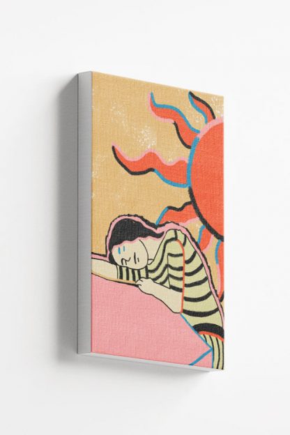 Sleeping beside the Sun Canvas