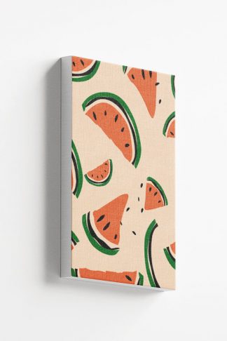Abstract watermelon pattern Canvas