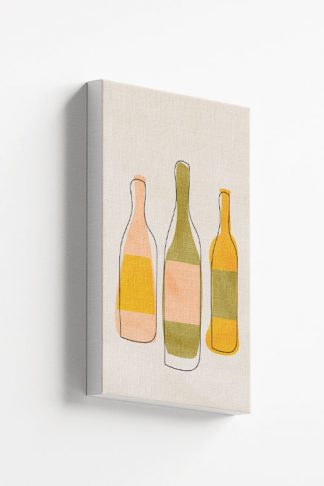 A bottle of 3 Canvas