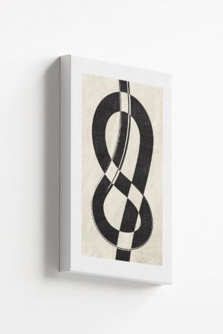 Black and beige art 6 canvas