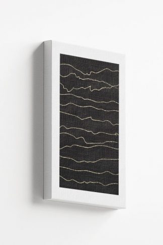 Black and beige art 8 canvas