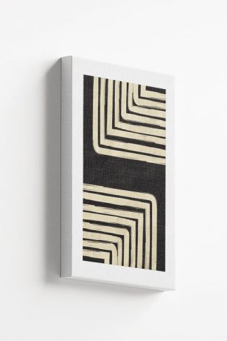 Black and beige art 11 canvas