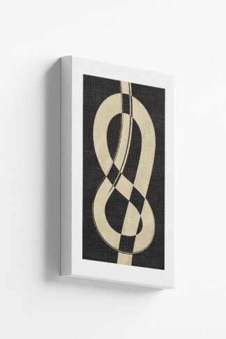 Black and beige art 13 canvas