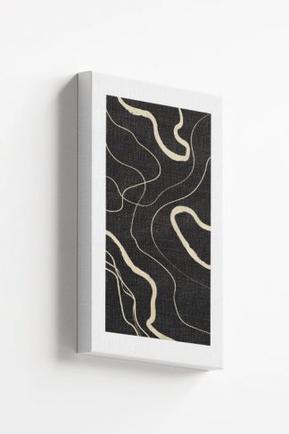 Black and beige art 14 canvas