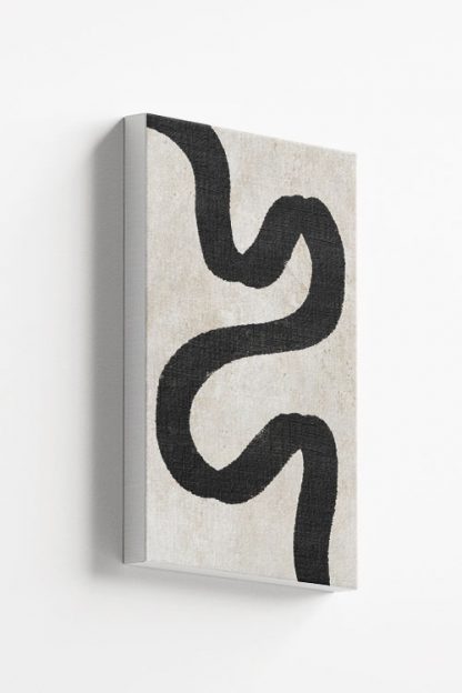 Brush stroke on textured background canvas