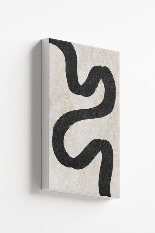 Brush stroke on textured background canvas