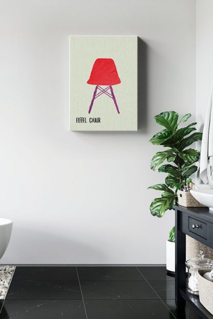 Eiffel chair canvas in interior