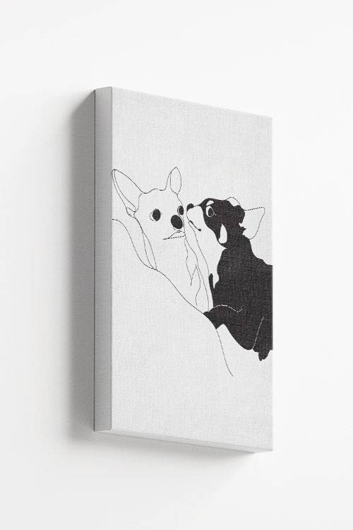Cute dogs Canvas