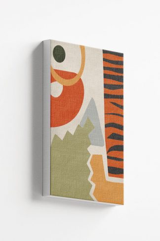 Graphical shapes ethnic color 4 Canvas