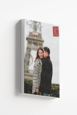 Couple in Paris Canvas