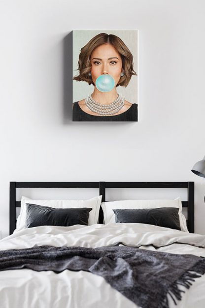 Bianca Manalo inspired canvas print in interior