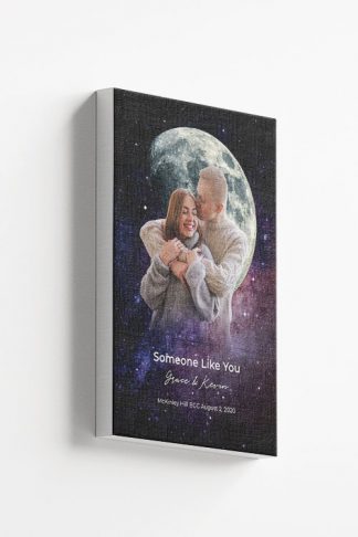Love you to the moon and back canvas