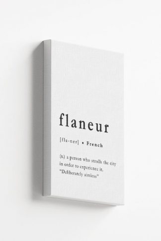 Flaneur meaning Canvas