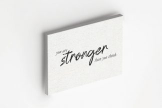 You are stronger than you think Canvas