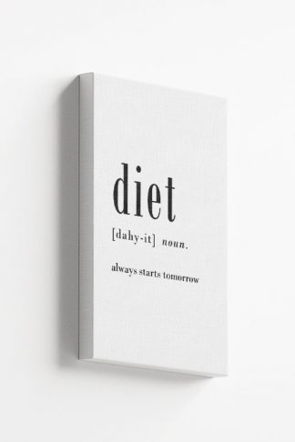 Diet meaning Canvas