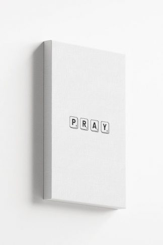 Pray scrabble Canvas