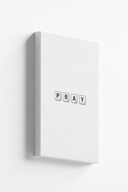 Pray scrabble Canvas