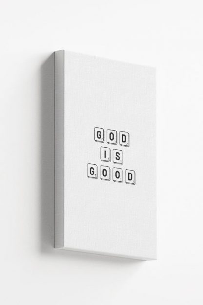 God is good scrabble Canvas