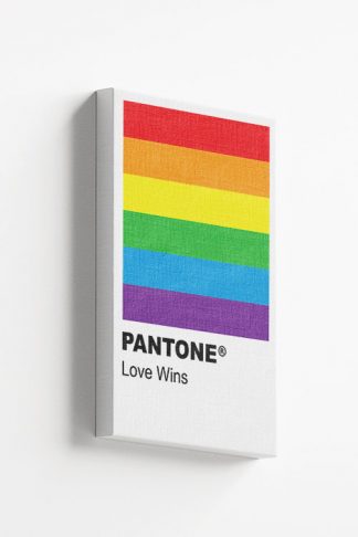 Love wins Pantone Canvas