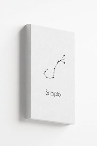 Constellation Zodiac Scorpio Canvas