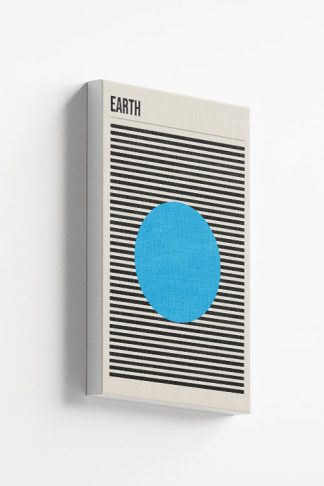 Earth minimal canvas