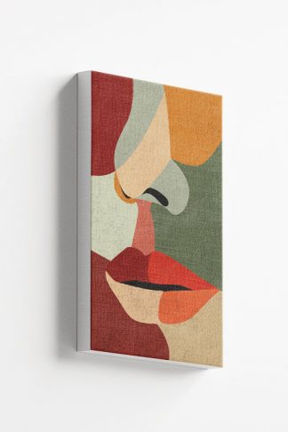 Illustrated abstract woman Canvas