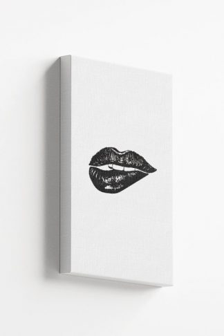 Sexy Lip Bite Canvas