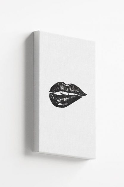 Sexy Lip Bite Canvas