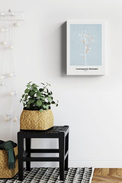 Berries canvas in interior