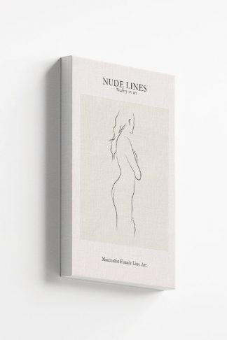 Nude Lines No1 canvas