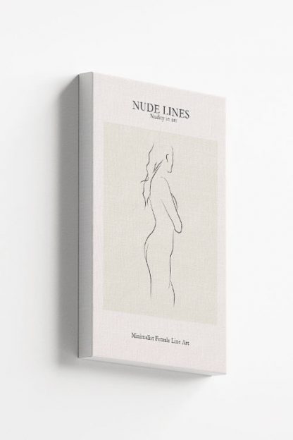 Nude Lines No1 canvas